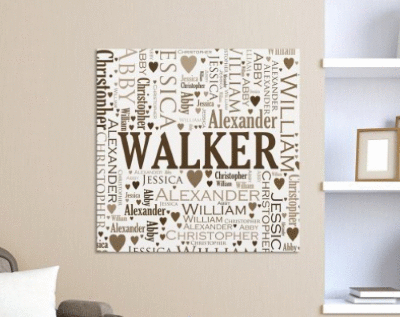 Family Word-Art Canvas