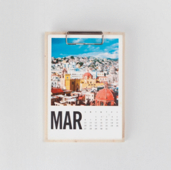 Custom Modern Photo Calendar