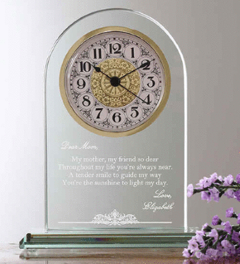  Personalized Mother Poem Clock