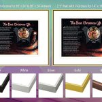 Christmas Angel Wings Frame and Mat Choices