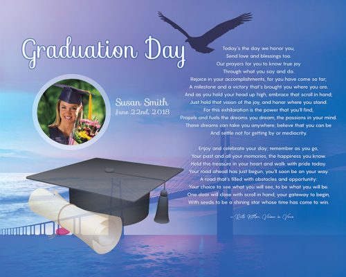 Bridge Art Poem Personalized Graduation Gift