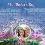 Mother's Day Bridge with Wildflowers Art Poem to Personalize