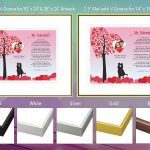 Valentine Heart Tree Frame and Mat Choices