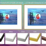 Valentine Sunset Beach Frame and Mat Choices