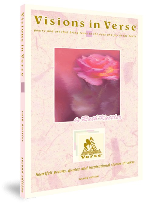 Visions in Verse Inspirational Poetry Book Front Cover