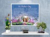 Mother's Day Bridge with Wildflowers Personalized Framed Art Poem on Wall