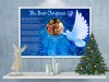 Poster White Dove Christmas Art Poem Framed
