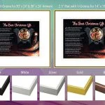 Christmas Angel Wings Frame and Mat Choices