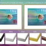 Birthday Sunset Beach Frame and Mat Choices