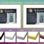 Opening Doors Purple Frame and Mat Choices