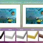 Graduation Mountain Bridge Design Frame and Mat Choices