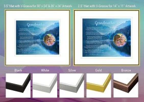 Grandmother Mountain Scene Frame and Mat Choices