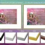 Mother's Day Pink Bridge Frame and Mat Choices