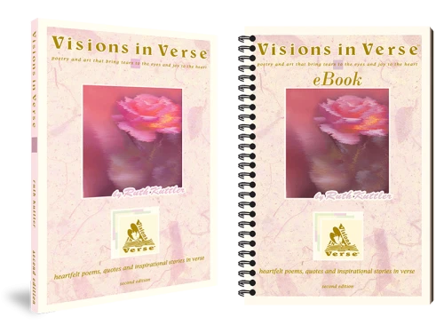 Visions in Verse Book Inspirational Poetry Book and eBook Bundle
