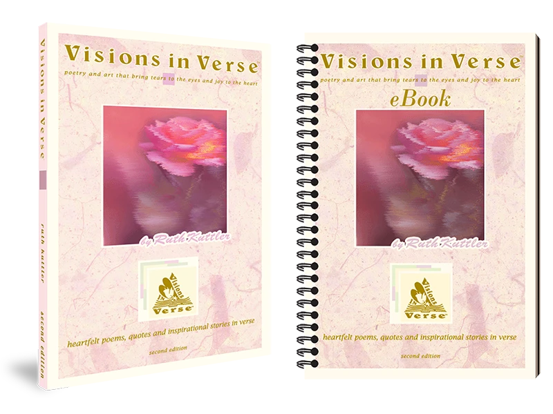 Visions in Verse Book Inspirational Poetry Book and eBook Bundle