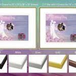 Wedding Beach Frame and Mat Choices