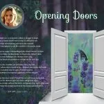 Opening Doors Wildflower Art Poem Personalized Inspirational Gift