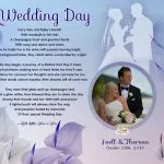 Blue with Lavender Cally Lilly Art Poem Personalized Wedding Gift Idea