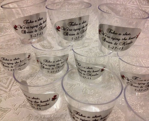 Personalized Bar Shot Cups