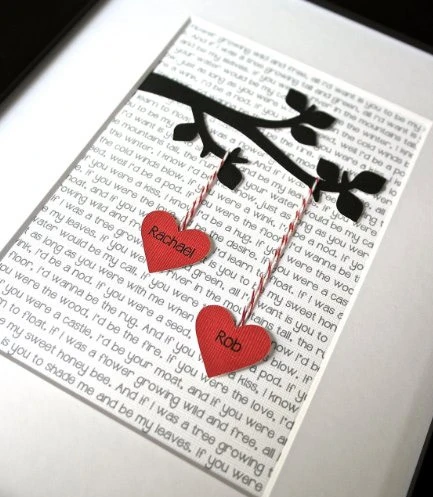 Heart Artwork Print Personalized