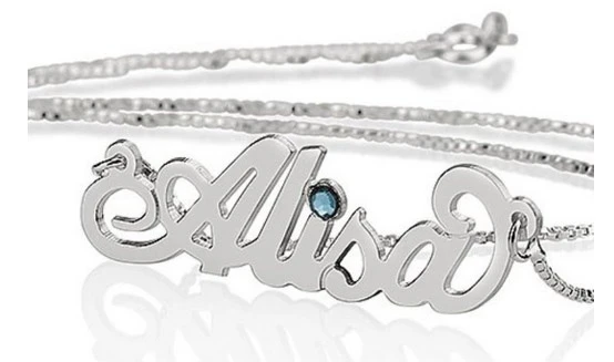 Personalized Silver Name Necklace