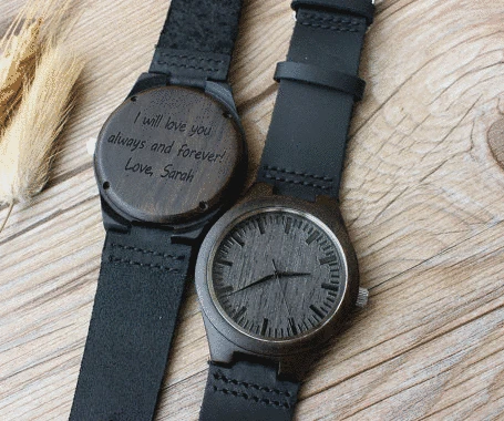 Personalized Wooden Watch Groomsmen